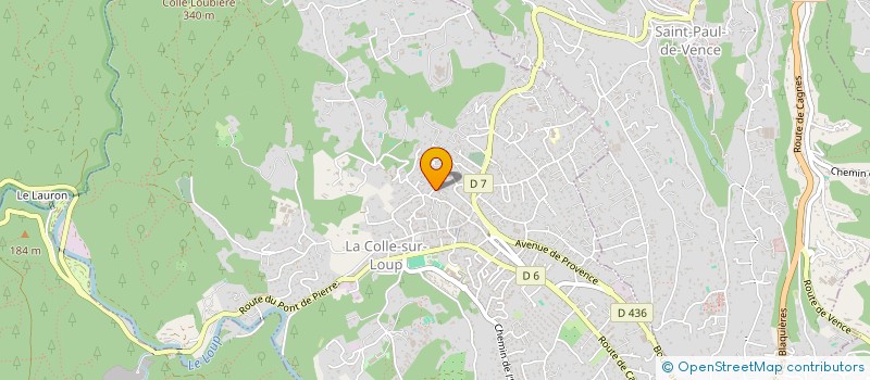 localisation de l'entreprise LA MARCA  LA COLLE-SUR-LOUP