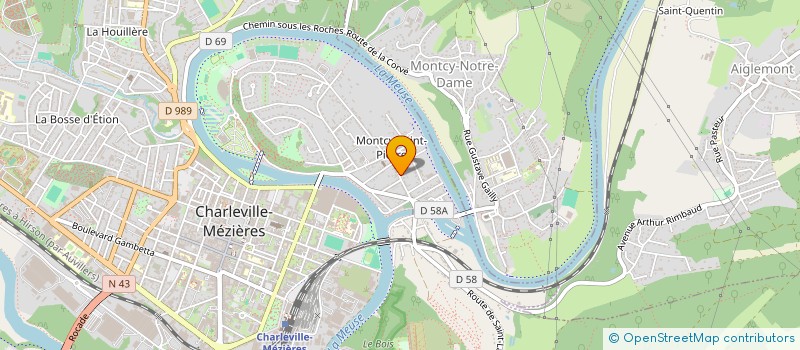 localisation de l'entreprise LA MARCASSERIE  CHARLEVILLE-MEZIERES