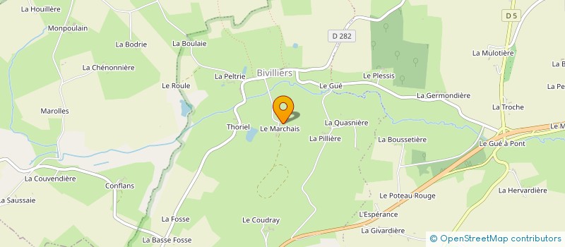localisation de l'entreprise LA MARCHAISERIE à CHARENCEY
