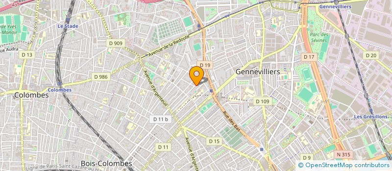 localisation de l'entreprise LA MARCHANDE  ASNIERES-SUR-SEINE