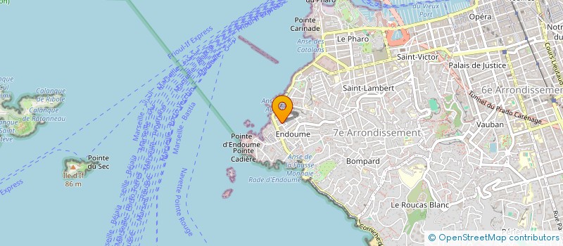 localisation de l'entreprise LA MARCHANDE à MARSEILLE
