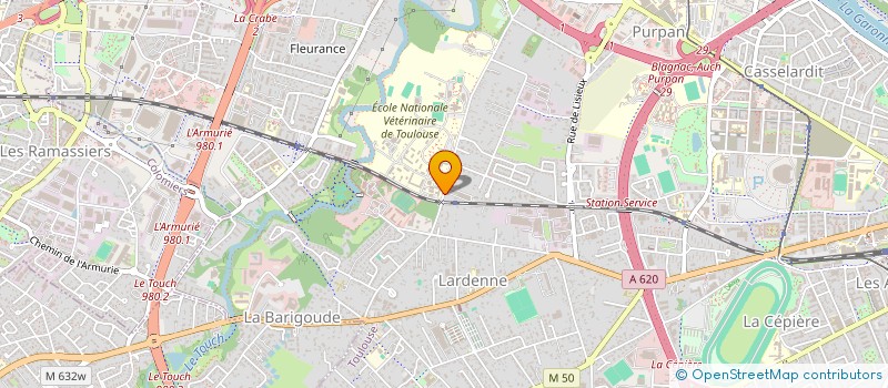 localisation de l'entreprise LA MARCHANDE DE VIOLETTES  TOULOUSE