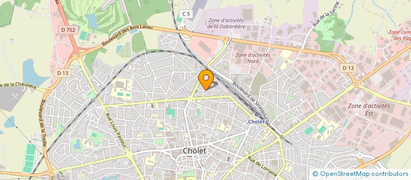 localisation de l'entreprise LA MARCHANDERIE à CHOLET