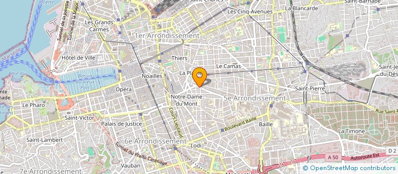 localisation de l'entreprise LA MARCHE A SUIVRE à MARSEILLE