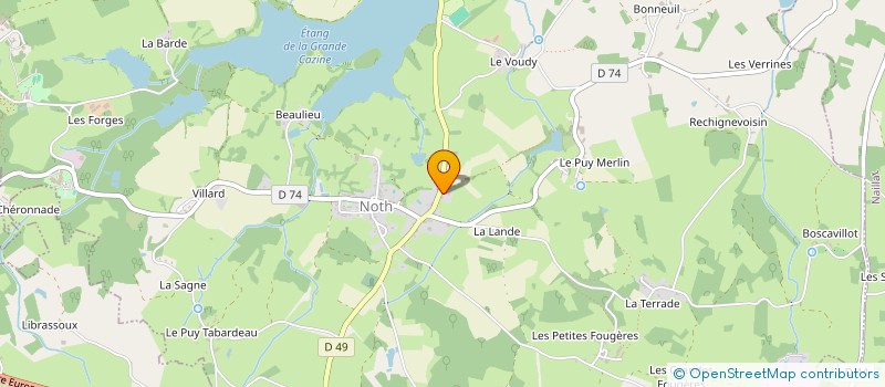 localisation de l'entreprise LA MARCHE AU TROT à NOTH