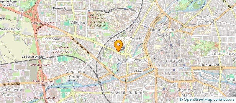 localisation de l'entreprise LA MARCHE DU CHAT  RENNES