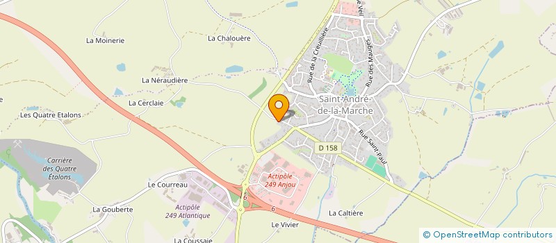 localisation de l'entreprise LA MARCHE MACAIROISE 205 à SEVREMOINE