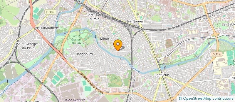 localisation de l'entreprise LA MARCHE POUR JESUS LE MANS  LE MANS