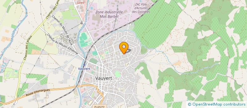 localisation de l'entreprise LA MARCHE VERTE à VAUVERT