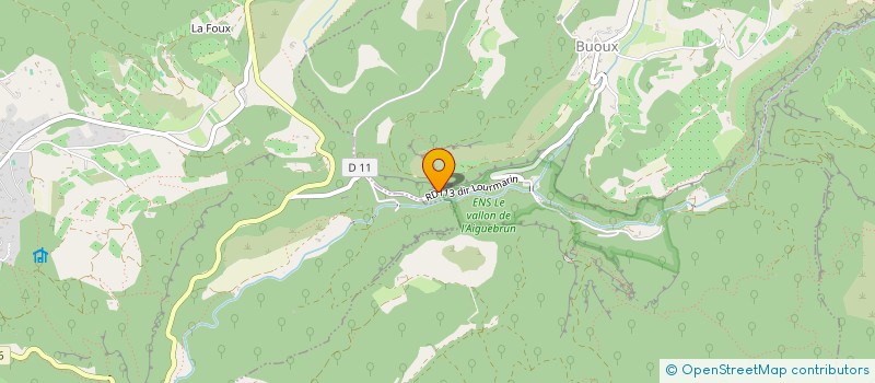 localisation de l'entreprise LA MARCOTTE  BONNIEUX