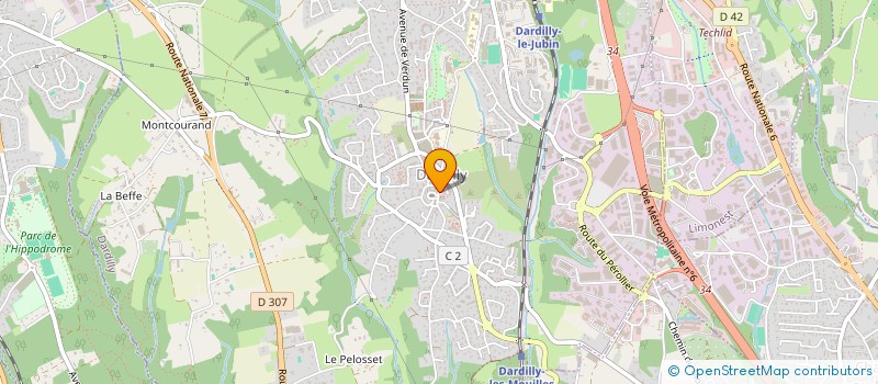 localisation de l'entreprise LA MARCOTTE  DARDILLY