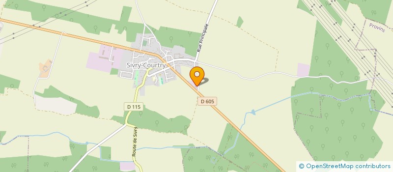 localisation de l'entreprise LA MARDELLE  SIVRY-COURTRY