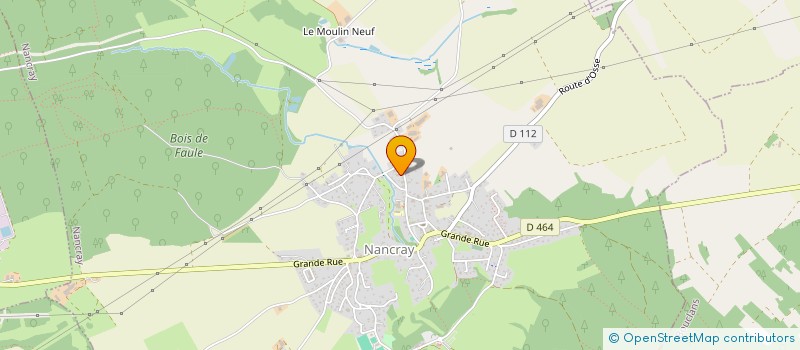 localisation de l'entreprise LA MARE AU GUILLOT  NANCRAY