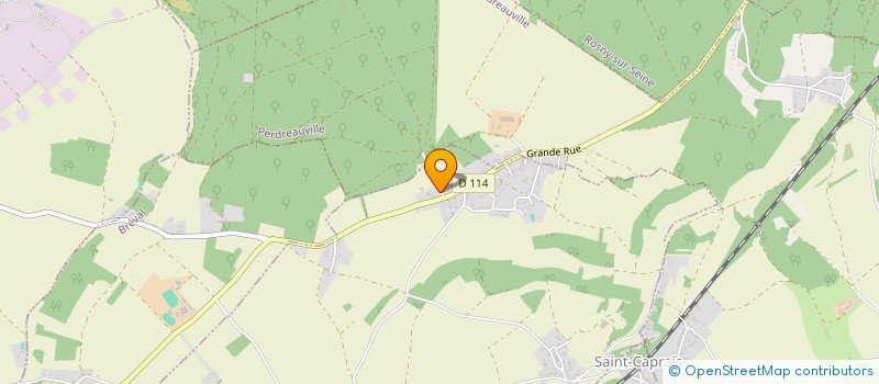 localisation de l'entreprise LA MARE AUX FEES  PERDREAUVILLE