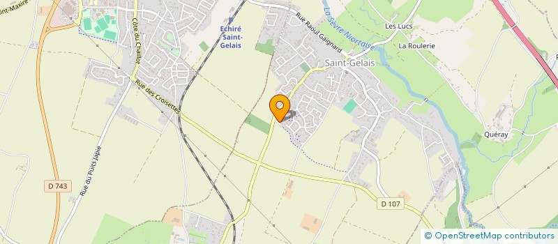 localisation de l'entreprise LA MARE AUX LOUPIOTES  SAINT-GELAIS