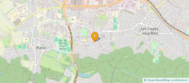 localisation de l'entreprise LA MARE AUX LYS  PLAISIR