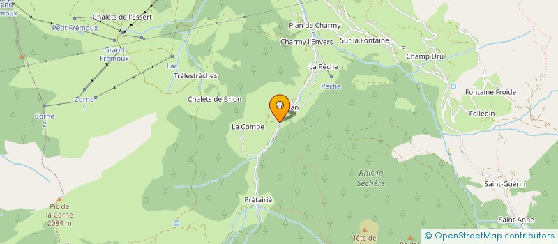 localisation de l'entreprise LA MARE AUX ORMES  ABONDANCE