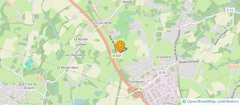 localisation de l'entreprise LA MARE CORP  TREILLIERES