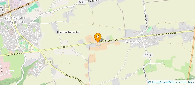 localisation de l'entreprise LA MARE DE ROMESNIL à LA REMUEE