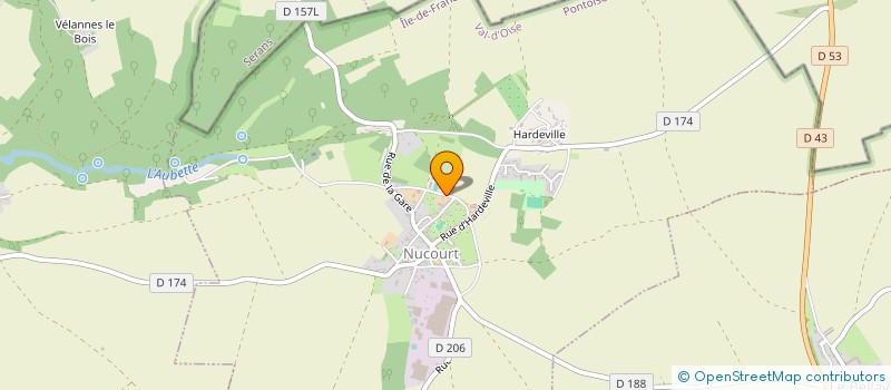 localisation de l'entreprise LA MARE DES SAULES  NUCOURT