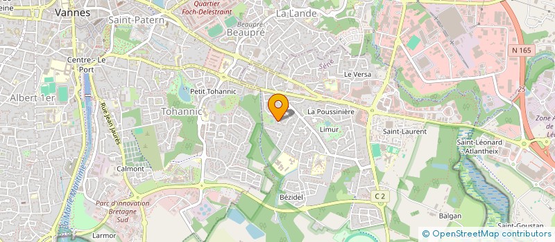 localisation de l'entreprise LA MARE DU VERGER à SENE