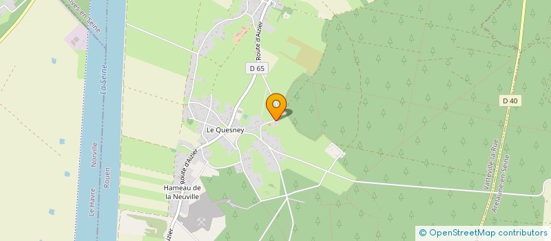 localisation de l'entreprise LA MARE DU WUY  VATTEVILLE-LA-RUE