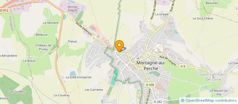 localisation de l'entreprise LA MARE SAINT ELOI à SAINT-LANGIS-LES-MORTAGNE