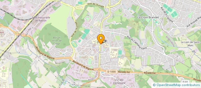 localisation de l'entreprise LA MARECHALERIE à ANGOULEME