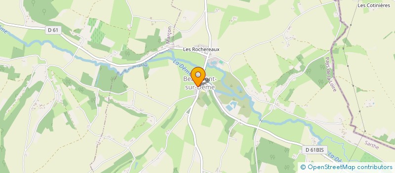 localisation de l'entreprise LA MARECHALERIE  BEAUMONT-SUR-DEME