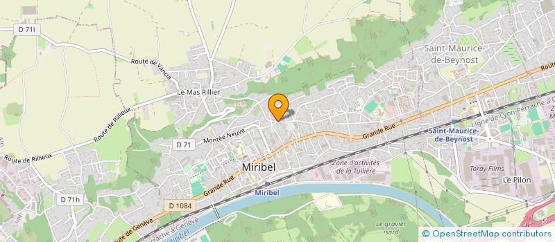 localisation de l'entreprise LA MARECHARLY à MIRIBEL
