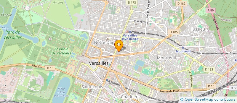 localisation de l'entreprise LA MAREE à VERSAILLES