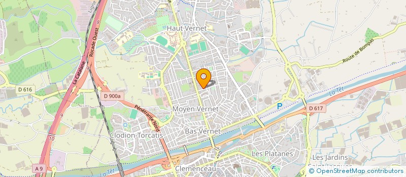 localisation de l'entreprise LA MAREE  PERPIGNAN