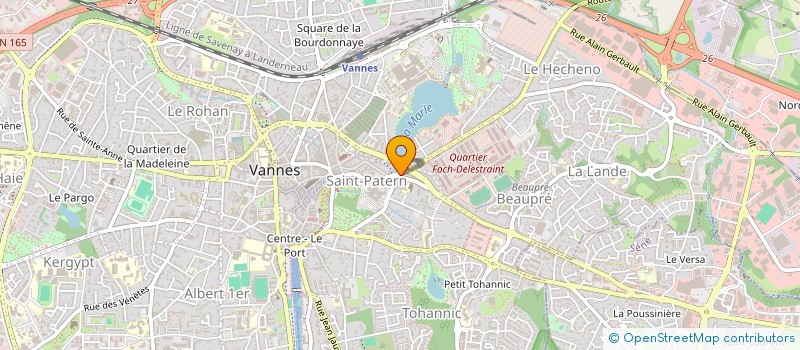 localisation de l'entreprise LA MAREE BLEUE VANNES à VANNES