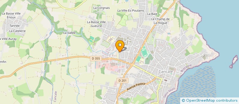 localisation de l'entreprise LA MAREE COTIERE  CANCALE