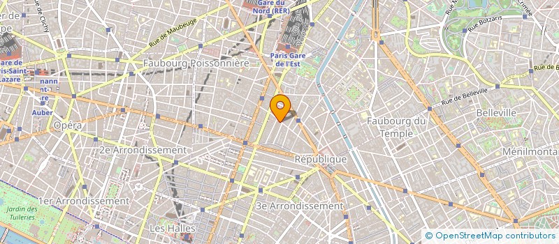 localisation de l'entreprise LA MAREE D OR à PARIS