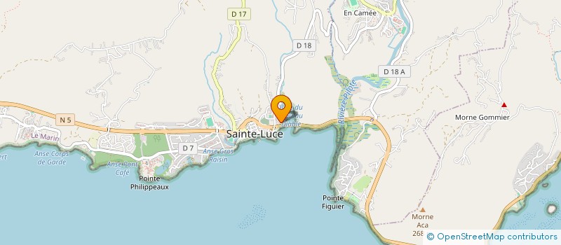 localisation de l'entreprise LA MAREE FWI à SAINTE-LUCE