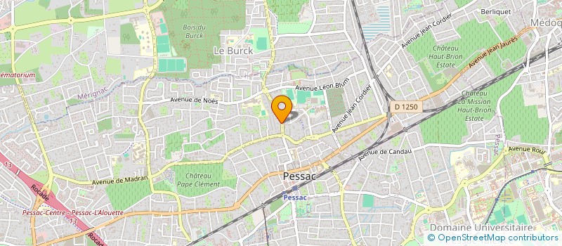 localisation de l'entreprise LA MAREE PESSACAISE  PESSAC