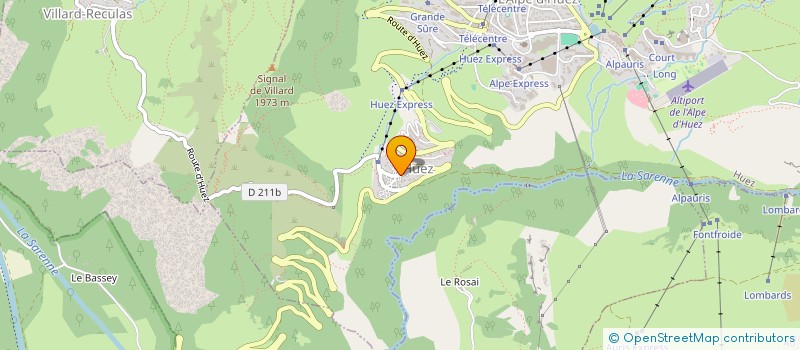 localisation de l'entreprise LA MAREECHINE  HUEZ