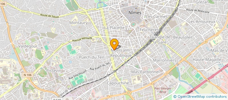 localisation de l'entreprise LA MARELLE à NIMES