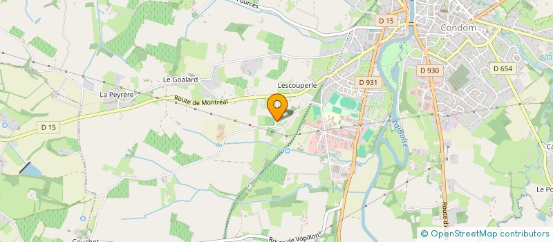 localisation de l'entreprise LA MARELLE  CONDOM