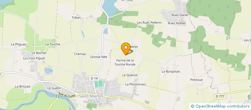 localisation de l'entreprise LA MARELLE  LA GACILLY