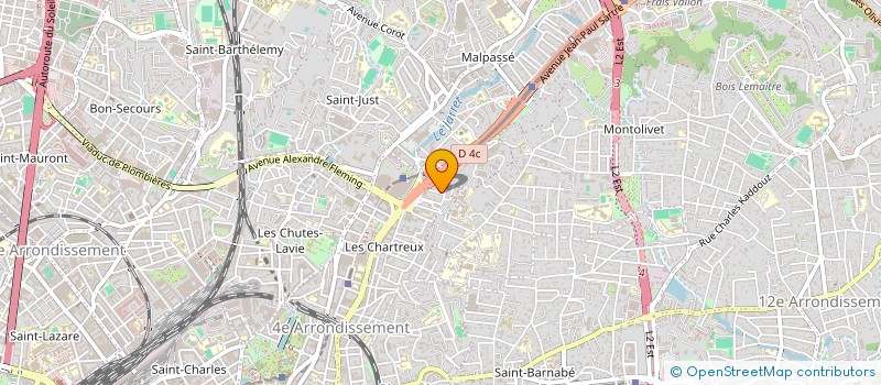 localisation de l'entreprise LA MARELLE à MARSEILLE