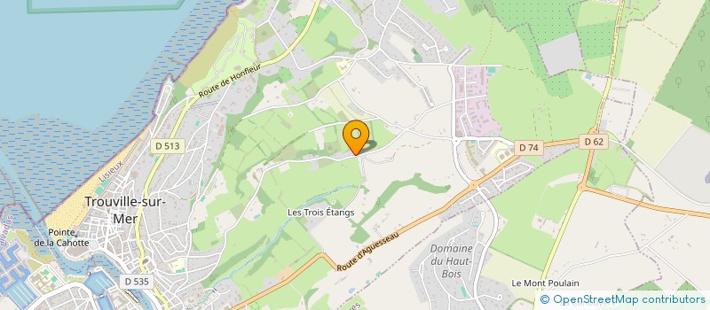 localisation de l'entreprise LA MARELLE à TROUVILLE-SUR-MER