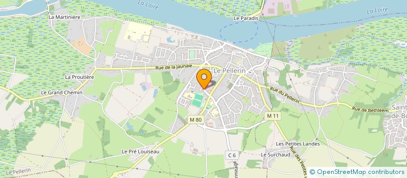 localisation de l'entreprise LA MARELLE à LE PELLERIN