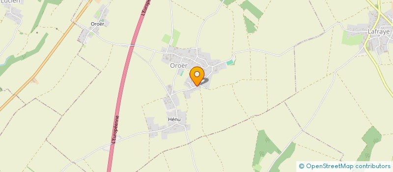 localisation de l'entreprise LA MARELLE  OROER