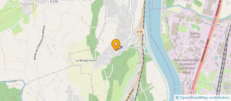 localisation de l'entreprise LA MARELLE à SAINT-PERAY