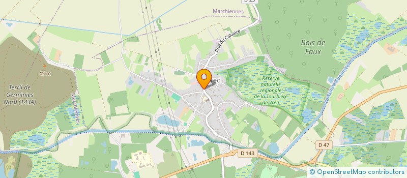 localisation de l'entreprise LA MARELLE à VALENCIENNES