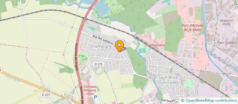 localisation de l'entreprise LA MARELLE DE CHAMPIGNY à CHAMPIGNY