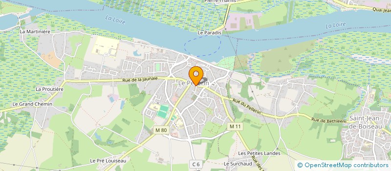 localisation de l'entreprise LA MARELLE IMMOBILIER  LE PELLERIN