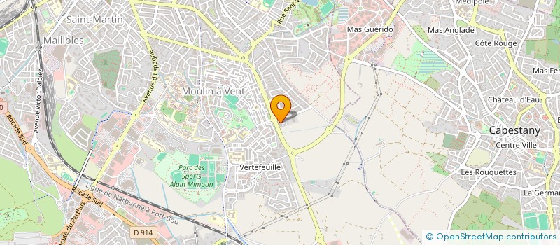 localisation de l'entreprise LA MARENDA  PERPIGNAN